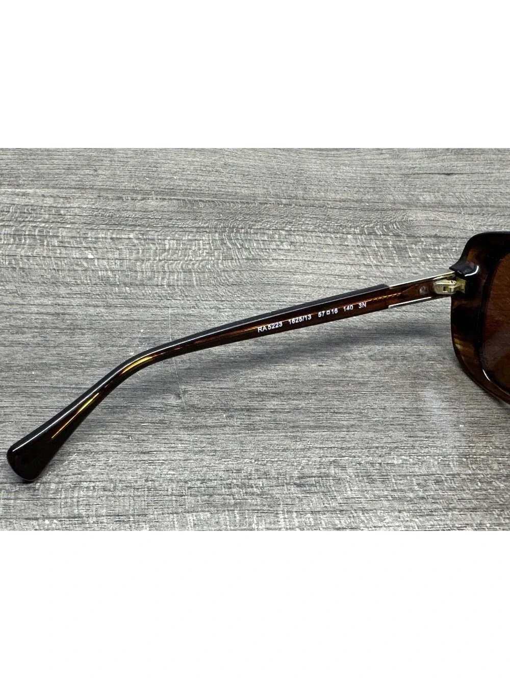 Ralph Lauren Brown Tortoise Gold Oversized Eyeglasses RA5223 1625/13 57[]16-140